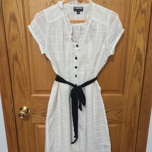 Black and white dress from Brooklyn industries